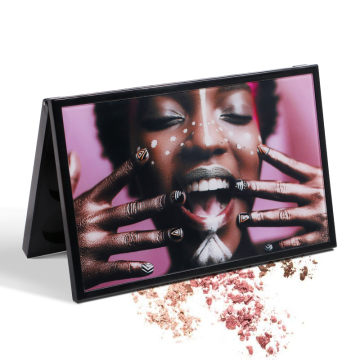 Private Label Vegan Cosmetic Pigments: Customizable Shimmer Eyeshadow Palettes with Low Minimum Order Quantity