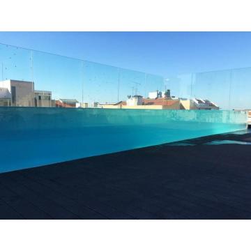 Paneles de pared de 120 mm de arriba sobre el suelo Sábanas acrílicas de 100 mm para la ventana de piscina