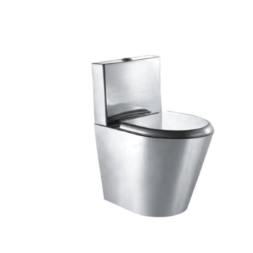 Toilettenschale aus Edelstahl
