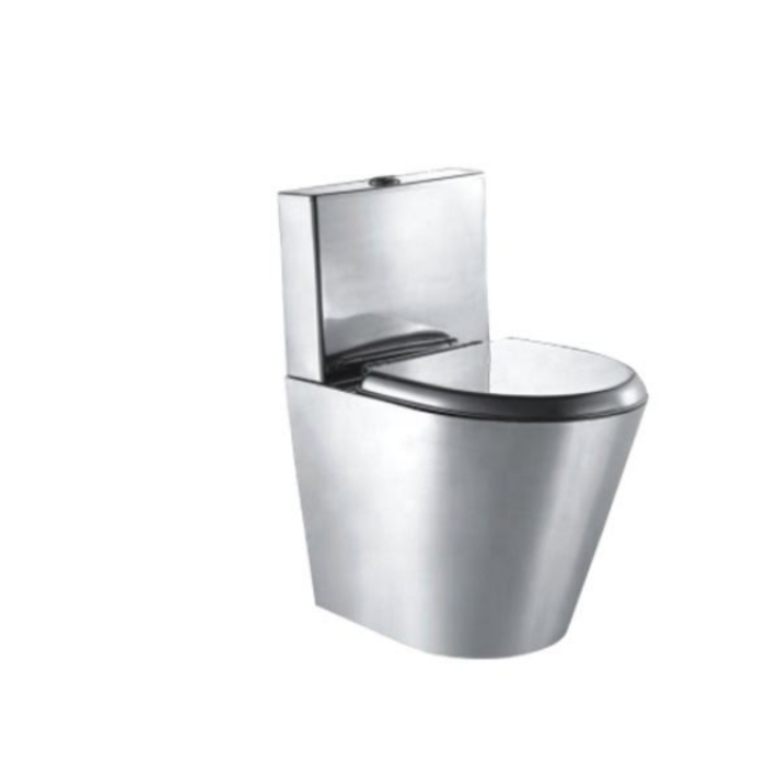 Toilettenschale aus Edelstahl