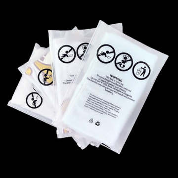 Custom Wholesale Frosted LDPE Ziplock Bags for Clothing and Shipping