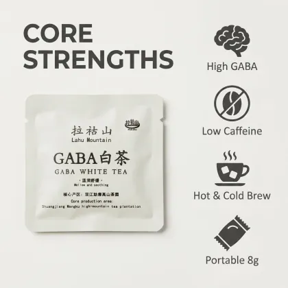 GABA White Tea Mini Square Slice 8g