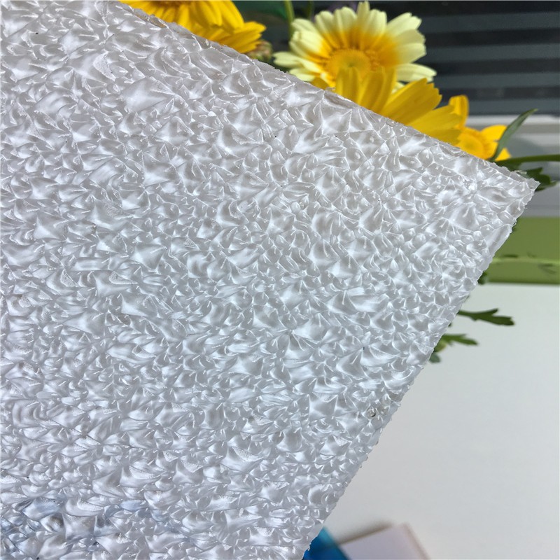 zhongding 1.5-10mm thickness Polycarbonate Embossed Sheet cheapest price