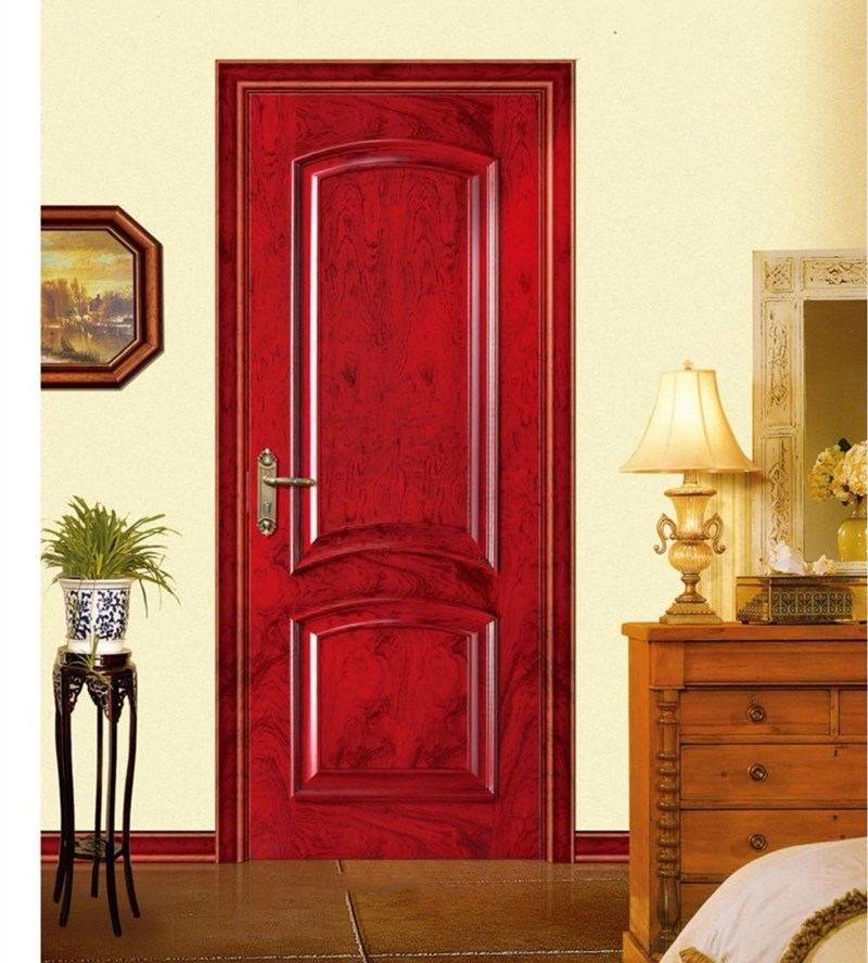 Red Wood Door