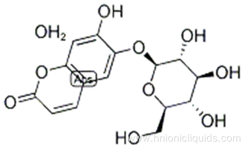 2H-1-Benzopyran-2-one,6-(b-D-glucopyranosyloxy)-7-hydroxy-,hydrate (2:3) CAS 66778-17-4