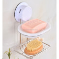 Bathroom hanging suction cup soap holder for showers