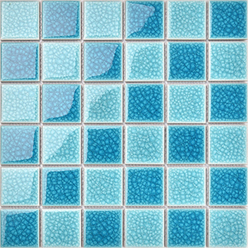 Blues Blues en céramique Piscine de piscine Tiles de sol inférieur