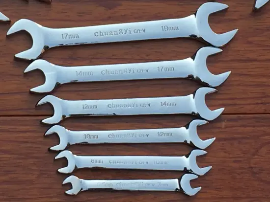 forged carton steel hand tools different types spanners