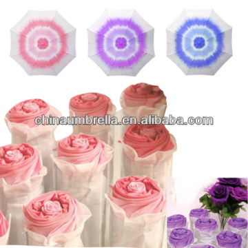 3 fold rose parasol Lover's umbrella