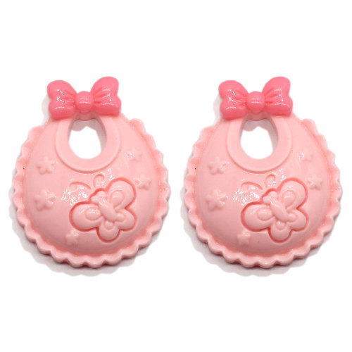 Cabochons della resina di colore rosa kawaii Princess Girl Carriage Telephone Umbrella Baby Bottle Bavaglino Perline Charms Decorazione fai da te