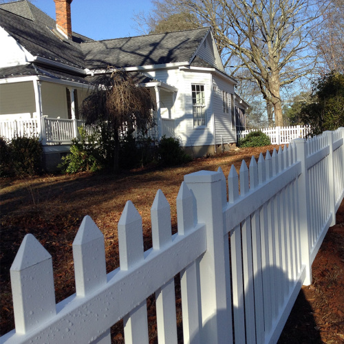 cheap pvc picket fence