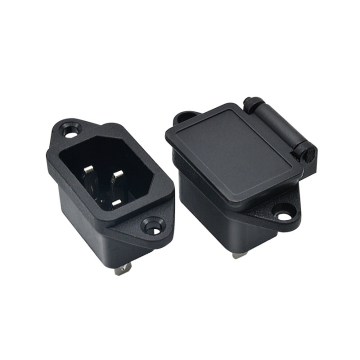 High Quality Hot Sale 3 Pins C14 DIN Power Adapter Connector - Waterproof 3 Pin AC Connector