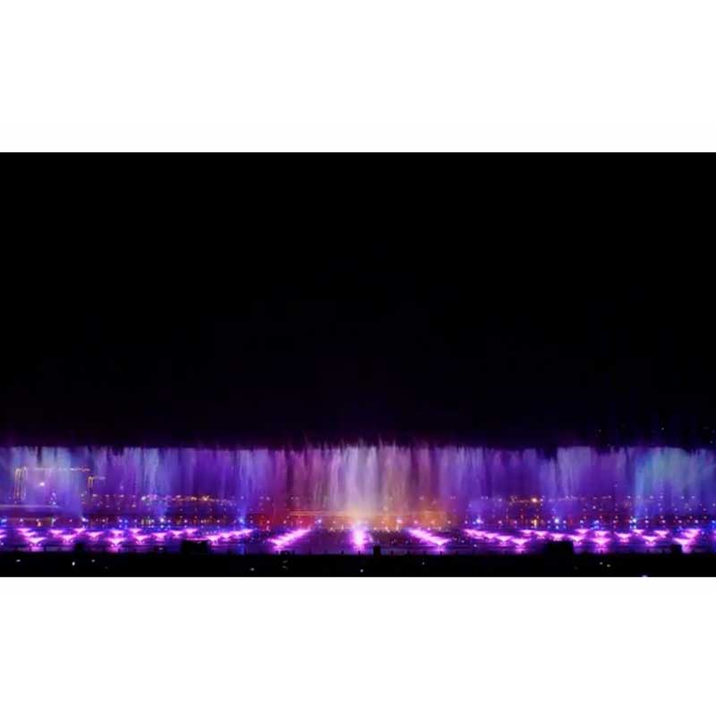 Colorful Water Lake Fountain