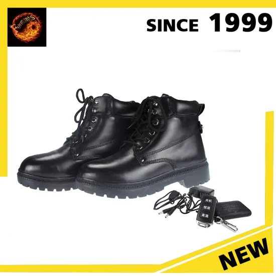 2017 Latest High -Tech Electric heated Men's electric heated waterproof military ankle boots for men