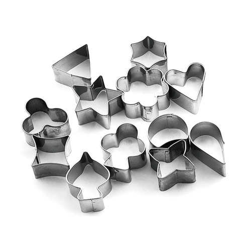 stainless steel cookie mold 12pcs