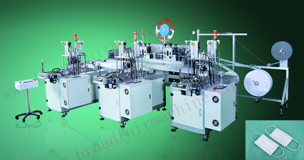 Stable Disposable Medical Flat Mask Machine