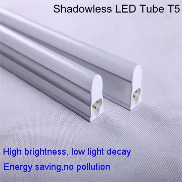 Integarated shadowless T5 LED tubes