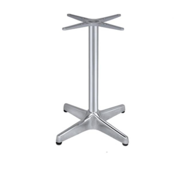 Indoor Aluminum Polished table base for dinner