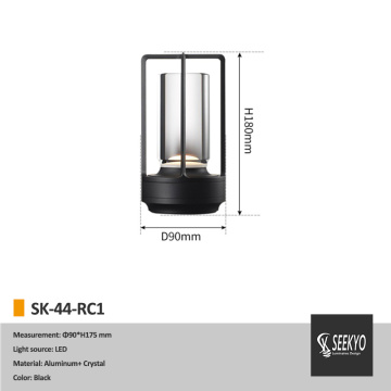 Rechargeable  Table Lamp Portable rechargeable LED crystal table lamp Supplier