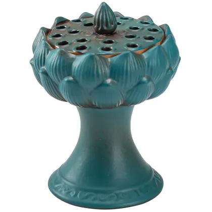 Retro Lotus Incense Burners - Dragon Incense Holder for Sandalwood and Ceramics