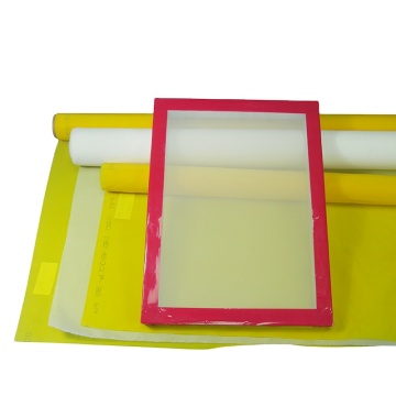 Hohe Spannung weiße Farbe 200 -Mesh -Siebdruck -Druckmasch für Textildruck