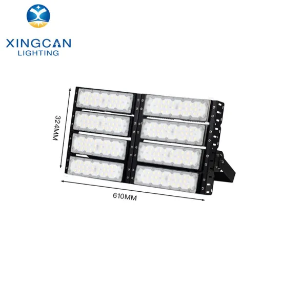 200W-600W Projector Light Aluminum Body IP65 Rating Stadium Basketball Court LED Flood Light