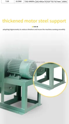 9-19 Workshop Industrial High Pressure Fan Centrifugal Blower Fan