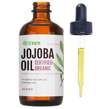 En vrac sain soins de la peau face face à la main huile hydratante hydratante organique 100% pur jojoba huile de poils Huile essentielle
