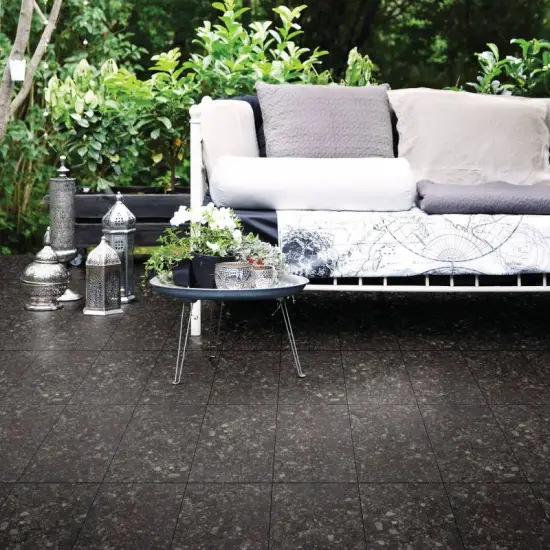 TER608 DARK TERRAZZO PORCELAIN TILES FLOOR AND WALL