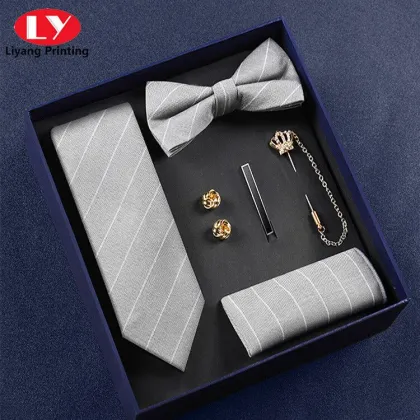 Bow Tie and Tie Set Accessory Gift Box