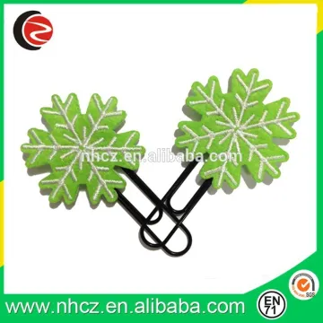 Green Jumbo Snow Winter Bookmark