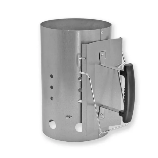 Galvanized Carbon Barrel Stainless Steel BBQ Outdoor Charcoal Barrel Grill Charcoal Fire Starter