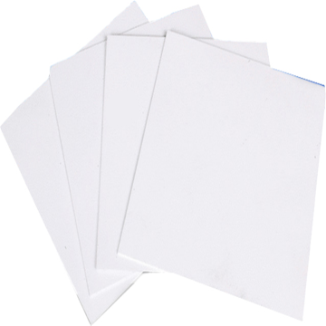 Transparent plastic pvc sheet for printing