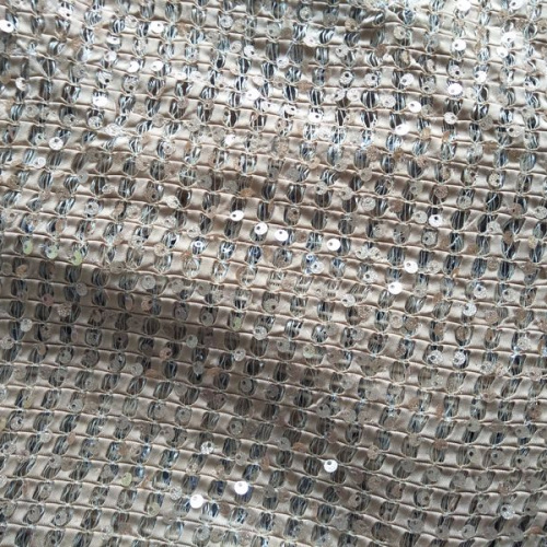 tissu polyester réversible sequin prix au mètre tissu