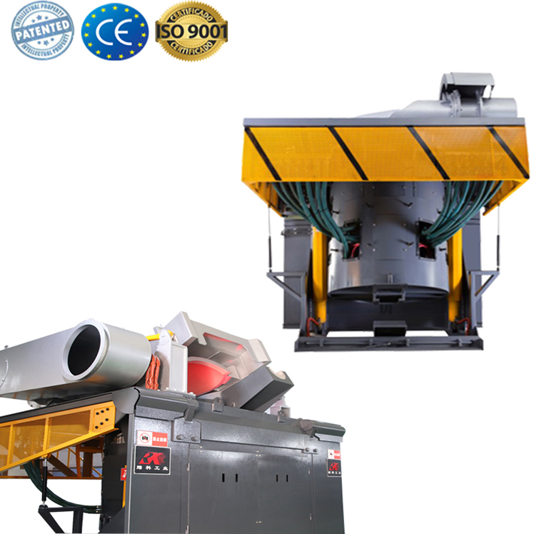 Induction melting furnace copper melting forge furnace