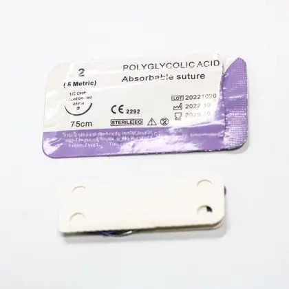 Medical Surgical Absorbable Suture with Needle