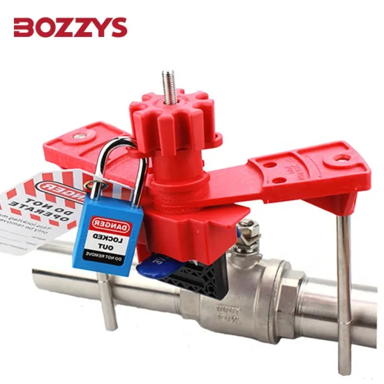 BOZZYS Double Arms Universal Ball Valve Lockout - Max Handle Width 40mm, Thickness 28mm