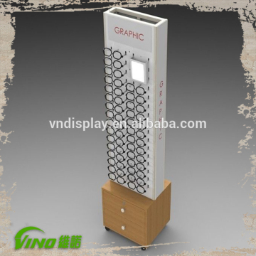 Sunglasses Display Rack / Floor Standing Sunglasses Display With Tires , floor standing sunglasses display rack