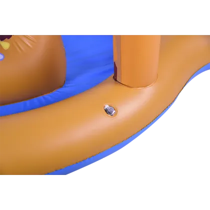 Inflatable PVC Swimming Pool Recreation Center With Slide