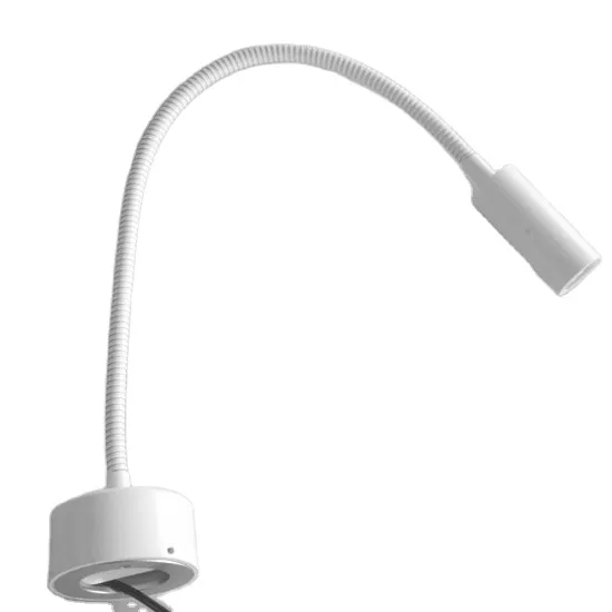 1W LED Gooseneck Wall Bedside Spot Light for Bedroom Lamps