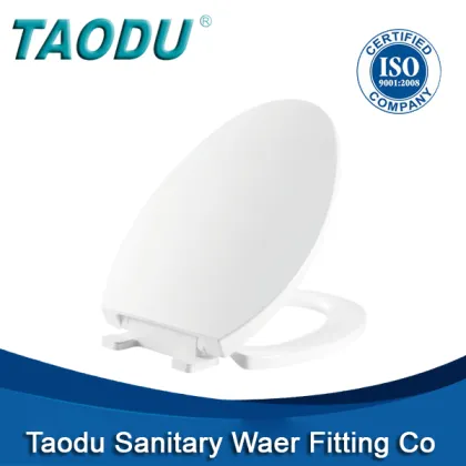 US standard Plastic toilet seat Elongated toilet seat cover with slow closing