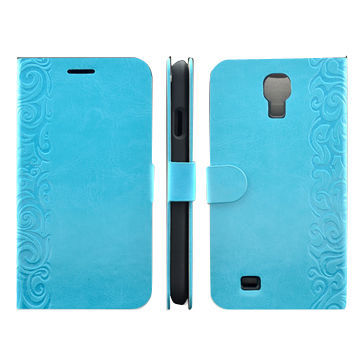 Cases for Samsung Galaxy S4 with Beautify Carving Design, PU Material, Lightweight, RoHS Mark