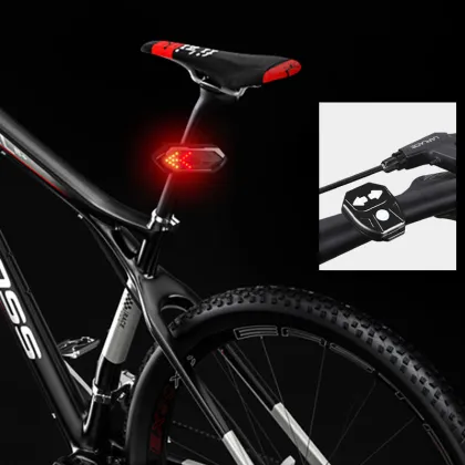 Audible Wireless remote control Rechargeable Bicycle Light