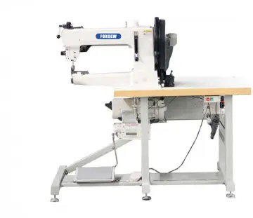 Cylinder Bed Walking Foot Compound Feed Heavy Duty Lockstitch Sewing Machine