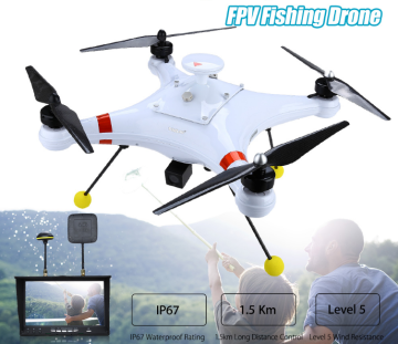 Waterproof Splash Fishing Drone With Bait Dispenser