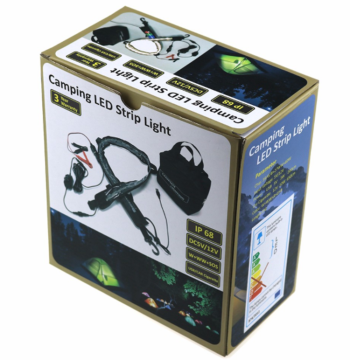 LED Camping/Tent String Flexible Light Bag Kit Package