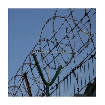 High Quality Razor Barb Wire Fence Gillette Cross Razor" 

However, if we aim for a more focused and SEO-friendly title, it might be:

"High-Quality Razor Barb Wire Fence with Gillette Cross Razor Technology" 

But ideally, since "Gillette Cross Razor" se