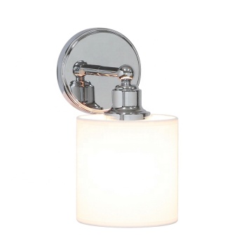 Chrome wandlamp met schaduw voor industriële minimalistische slaapkamerdecoratie