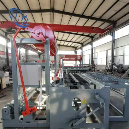 Factory for Hinge Joint Fence Mesh Weaving Machines and Galvanized Grass Land Fences