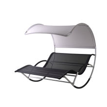 Aluminum double seat  chaise lounge